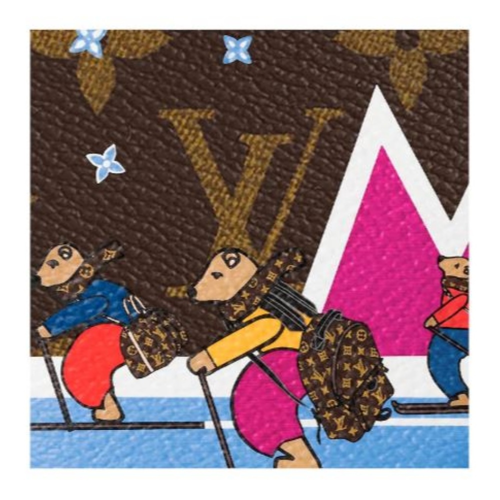LOUIS VUITTON PORTE MONNAIE ROUND COIN PURSE BEARS - Picture 3 of 8